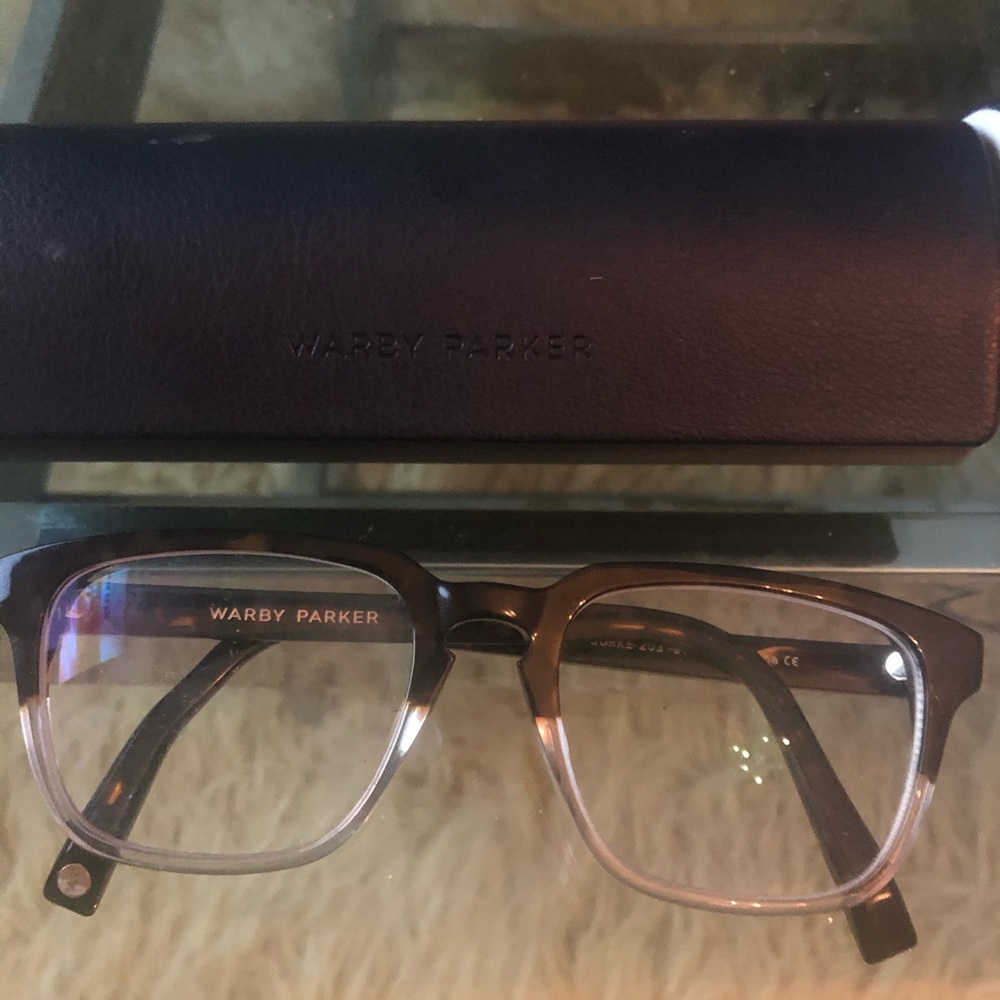 Warby Parker Burke Glasses with Case - Picture 2 of 3